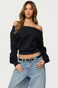 Christy Off Shoulder Sweatshirt