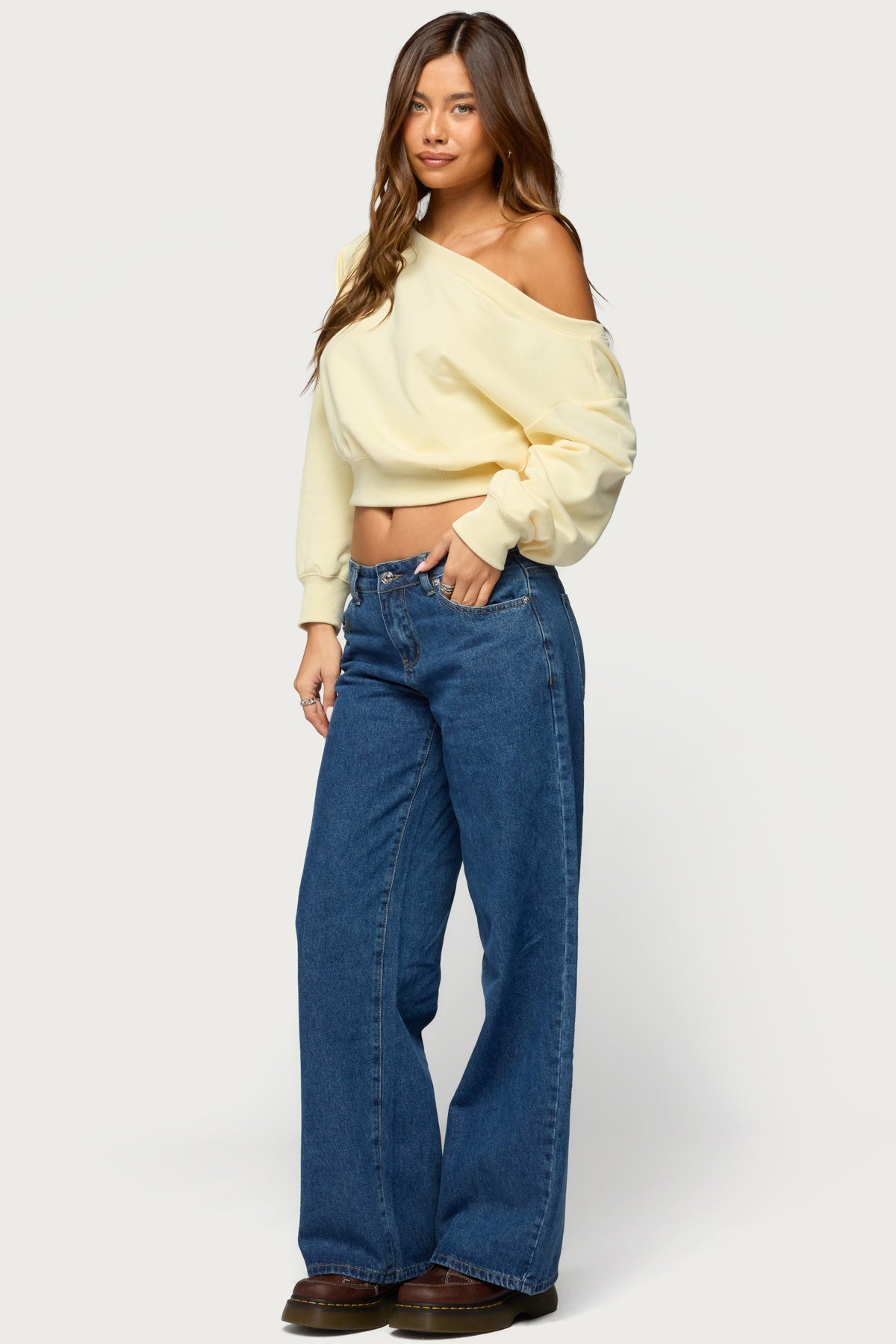 Christy Off Shoulder Sweatshirt