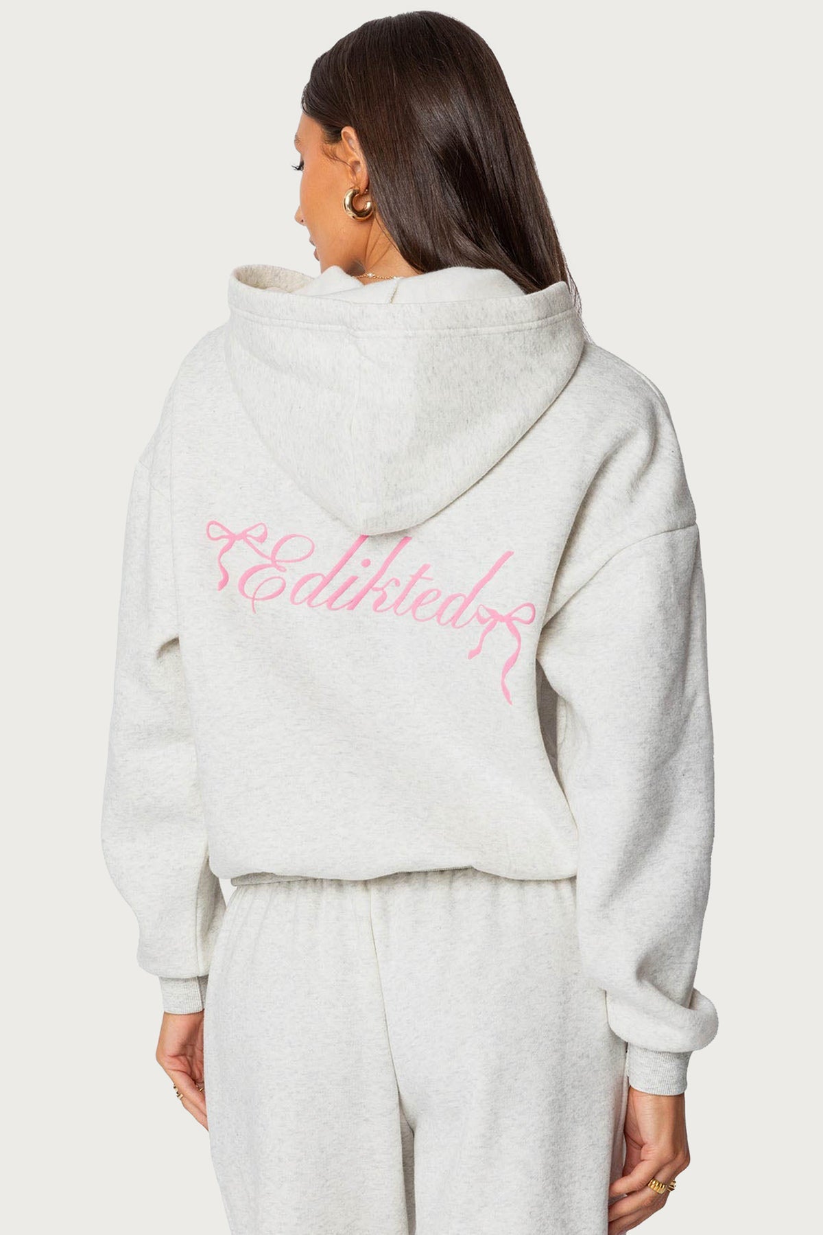 Sasha Bow Detail Hoodie