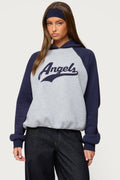 Angels Raglan Oversized Hoodie