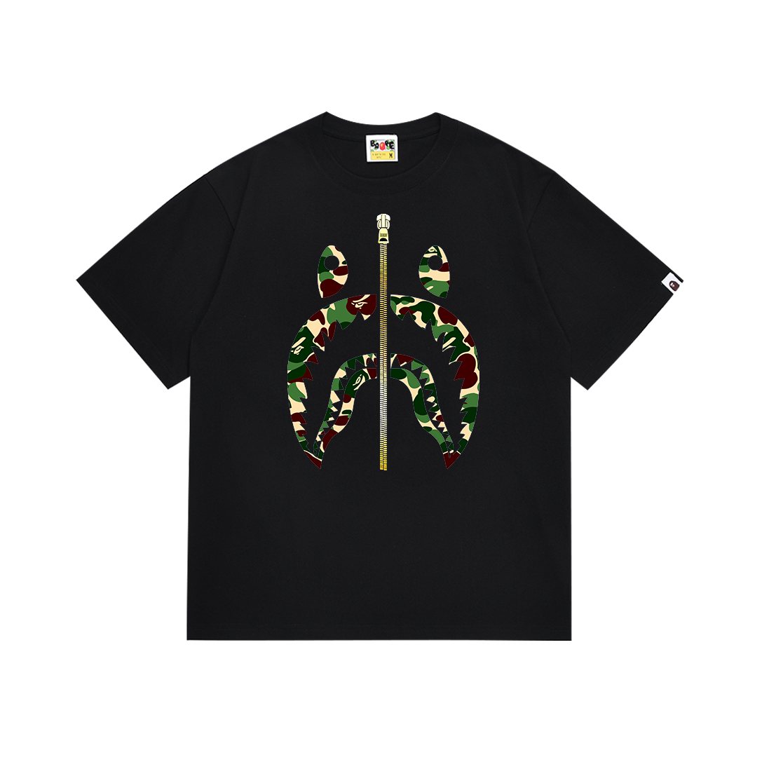 BAPE Blue Camo Head Graphic T-Shirt