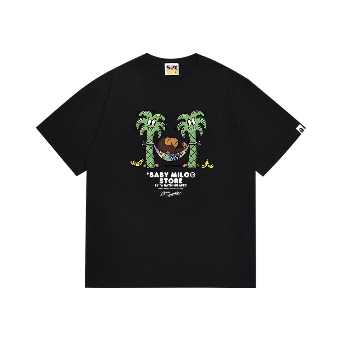 BAPE Baby Milo Palm Tree Graphic T-Shirt