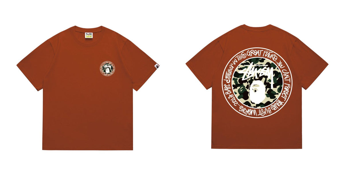 BAPE Circular Camo Ape Graphic T-Shirt
