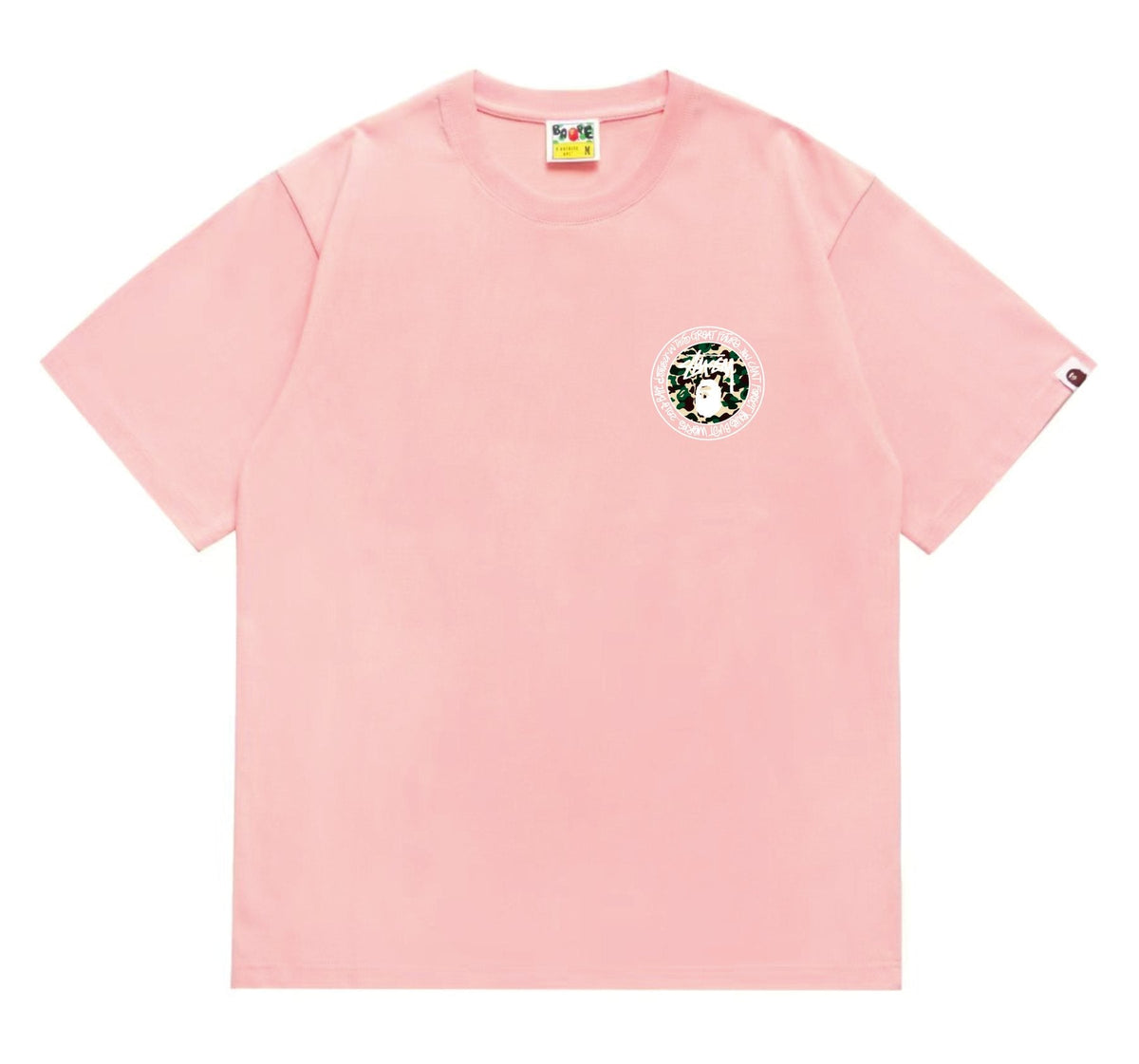 BAPE Circular Camo Ape Graphic T-Shirt