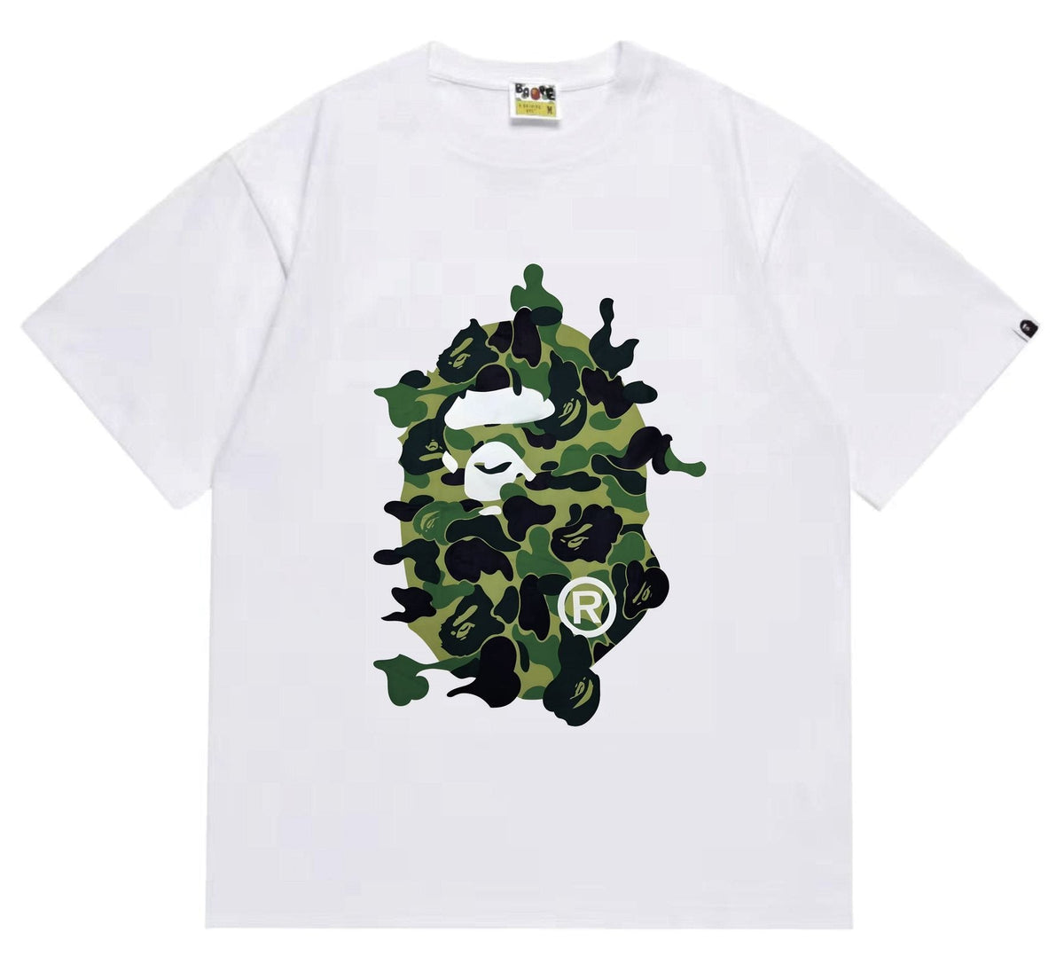 BAPE Camouflage Ape Face Graphic T-Shirt