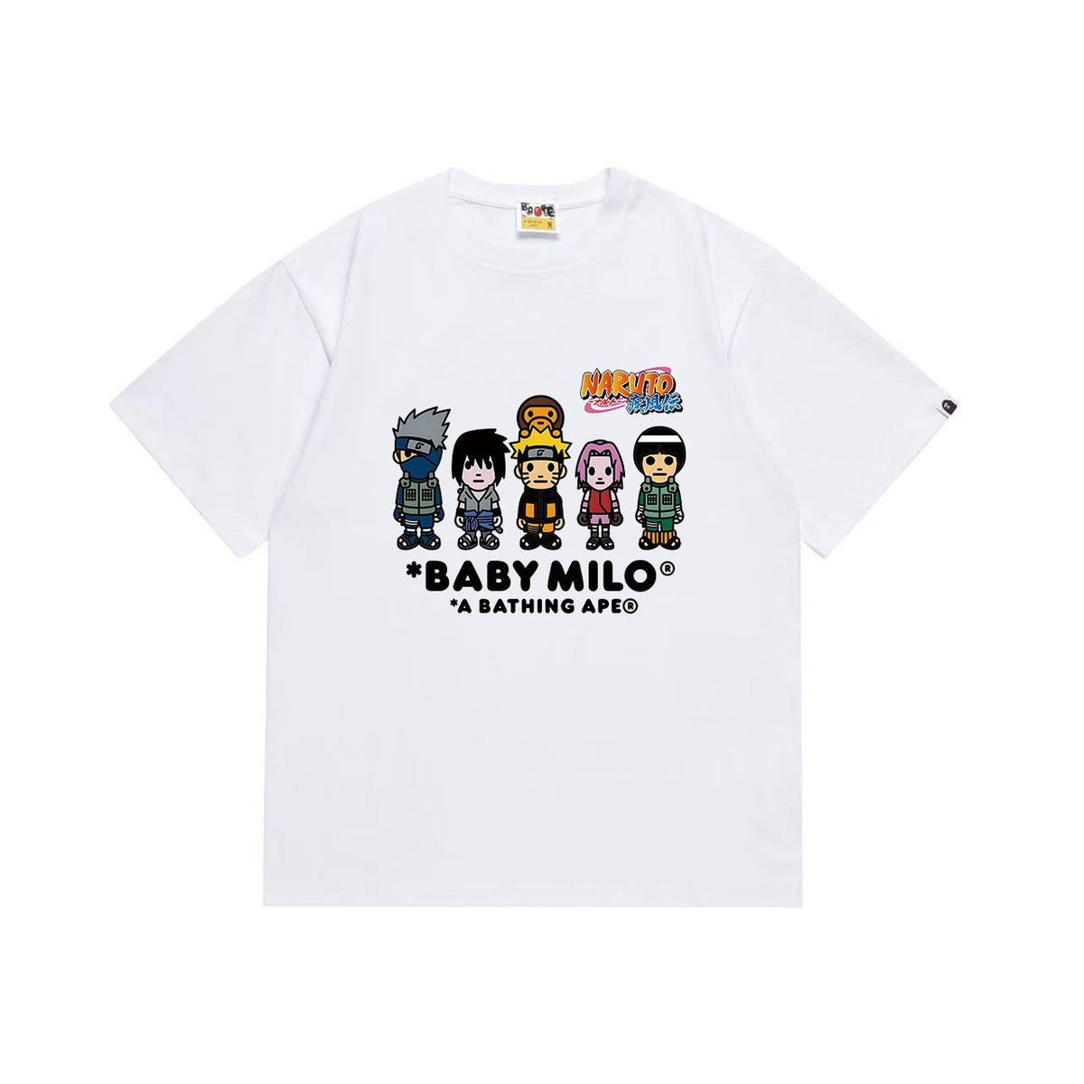 BAPE Baby Milo Naruto Graphic T-Shirt