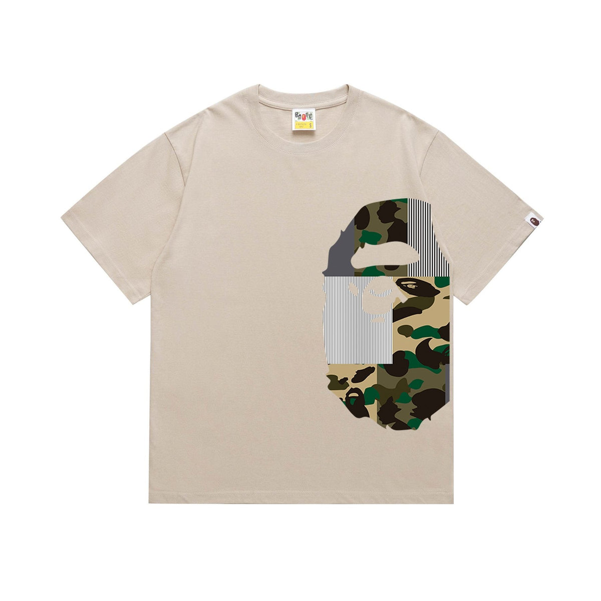 BAPE Camo Ape Face Graphic Short-Sleeve T-Shirt