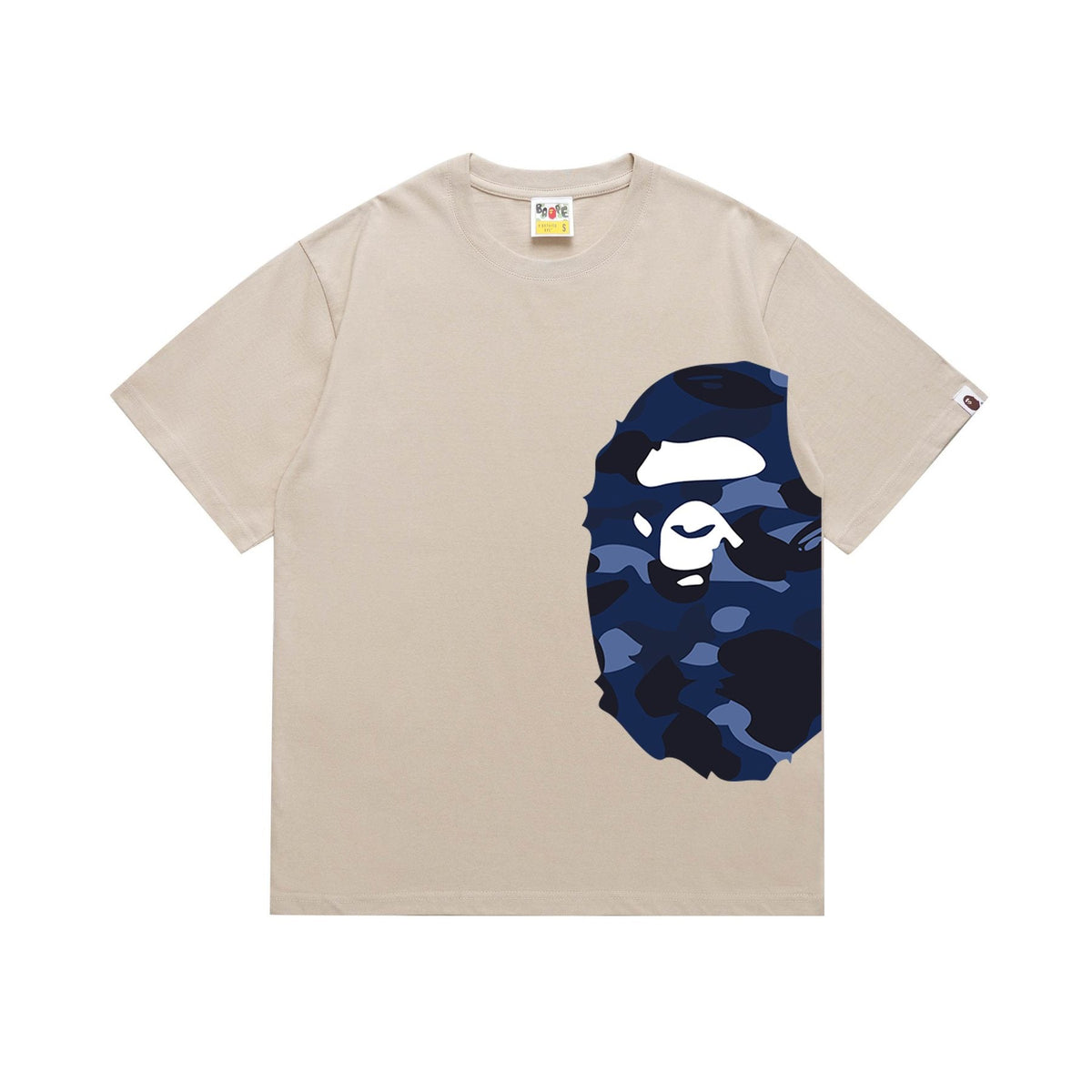 BAPE Blue Camo Side Graphic T-Shirt