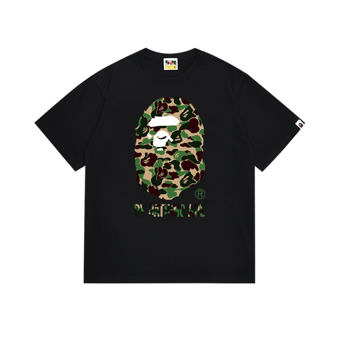 BAPE Camo Ape-Head Graphic Short-Sleeve T-Shirt
