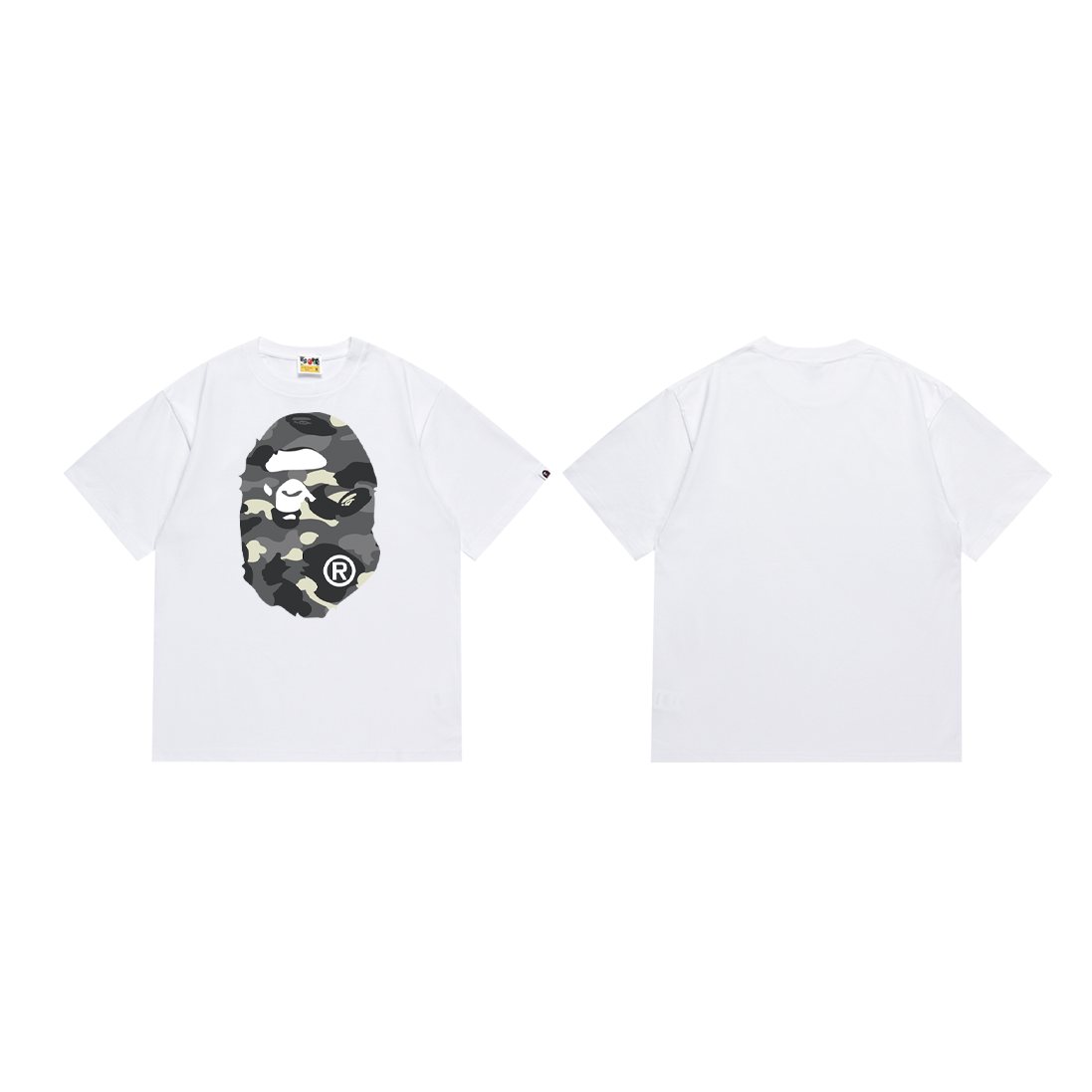 BAPE Camo Ape Face Graphic T-Shirt